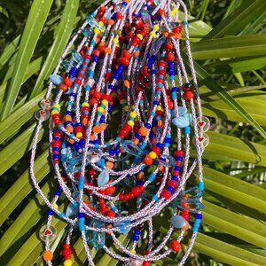 Mercedes Salazar colorful multi-strand necklace
